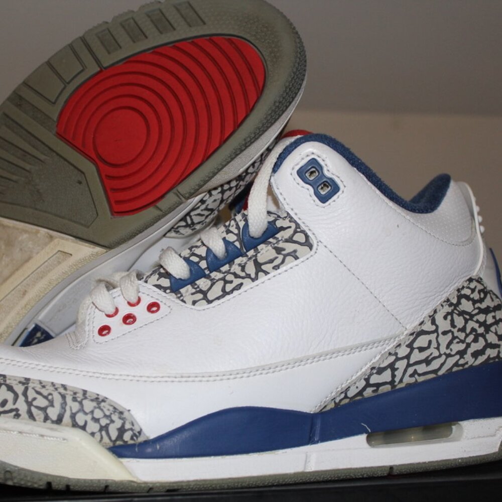 Air Jordan 3 Retro 2016 True Blue Retro Size 11 854262-106 Restoration Project